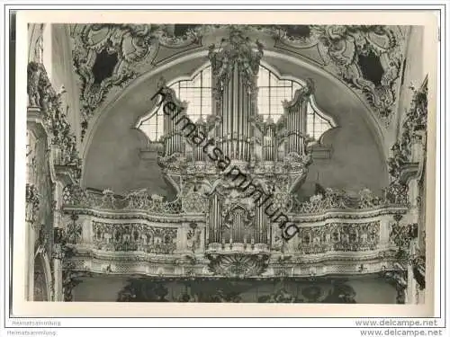 Steingaden - Orgel - Pfarrkirche - Foto-AK Grossformat