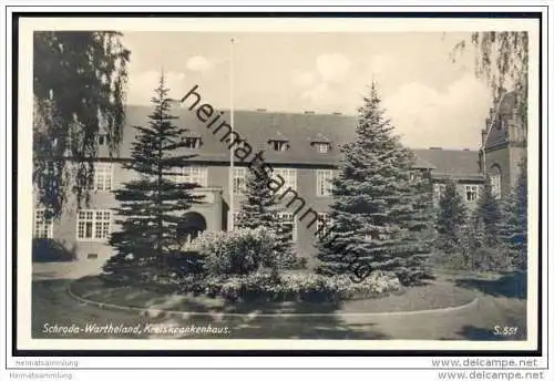 Schroda - Sroda-Wielkopolska - Wartheland - Kreiskrankenhaus - Foto-AK 30er Jahre