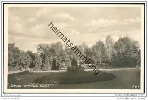 Schroda - Sroda-Wielkopolska - Wartheland - Anlagen - Foto-AK 30er Jahre