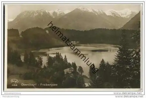 Oberstdorf - Freibergersee - Foto-AK