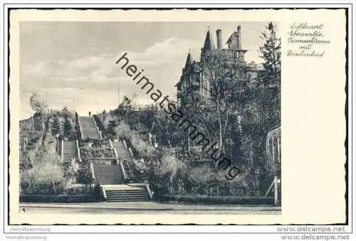 Eberswalde - Bismarcktreppe mit Drachenkopf