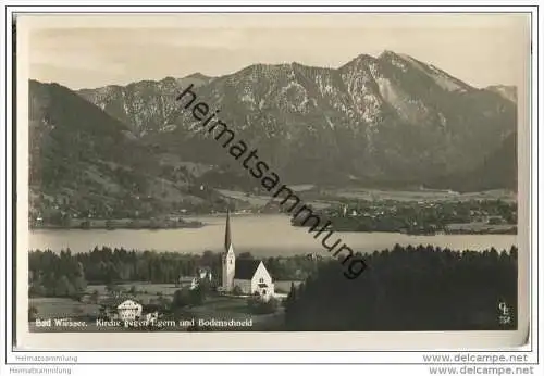 Bad Wiessee - Kirche - Foto-AK