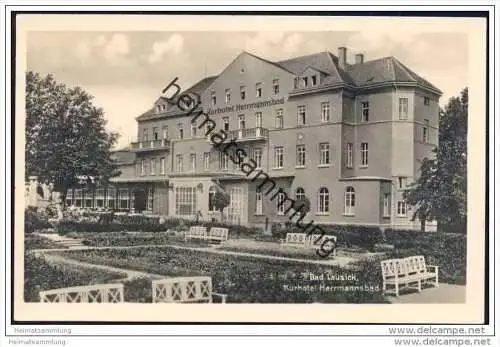 Bad Lausick - Kurhotel Herrmannsbad - Foto-AK