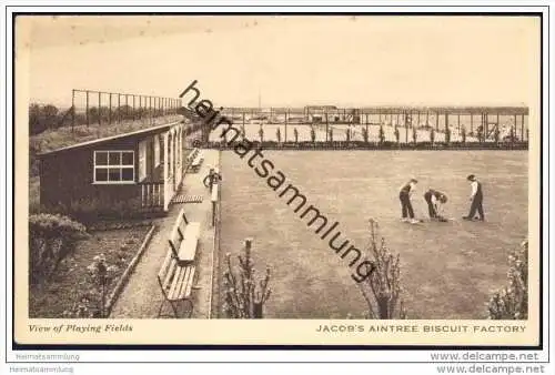 Aintree - W&amp;R Jacobs Biscuit Factory - View of Playing Fields ca. 1920