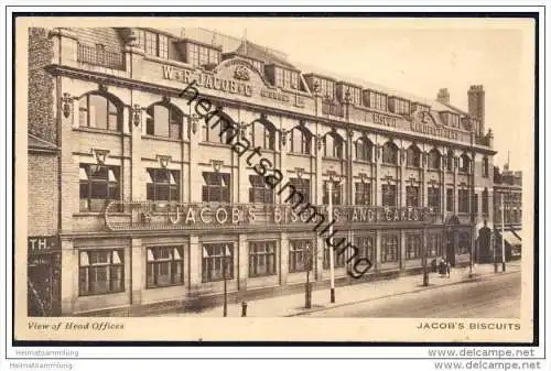 Aintree - W&R Jacobs Biscuit Factory - View of Head Offices ca. 1920