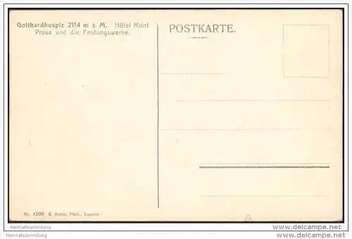 Gotthardhospiz um 1910