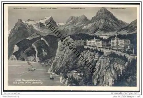 Vierwaldstättersee und Grand Hotel Seelisberg