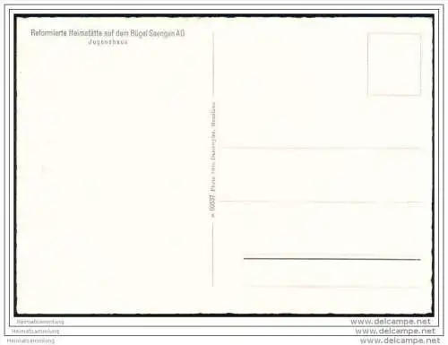 Seengen - Reformierte Heimstätte auf dem Rügel - Jugendhaus - Foto-AK Grossformat