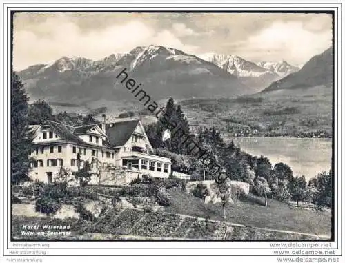 Wilen am Sarnersee - Hotel Wilerbad - Foto-AK Grossformat 50er Jahre