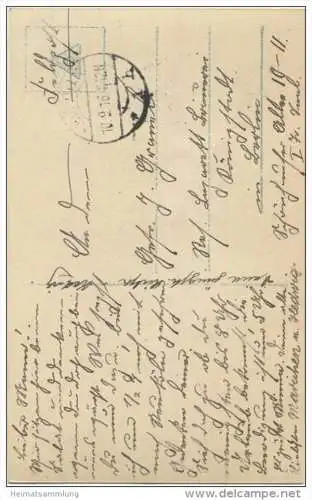 Telefon - Nur die Ruhe macht' s - auf dem Töpfchen - Telefon - Feldpost gel. 1916