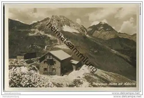 Tribulaun-Hütte - Habicht - Foto-AK