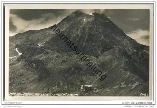 Innsbrucker Hütte - Habicht - Foto-AK