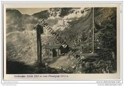 Innsbrucker Hütte - Pinnisjoch - Foto-AK