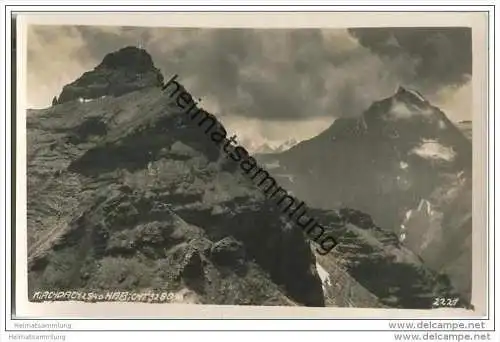 Kirchdachspitz - Habicht - Foto-AK