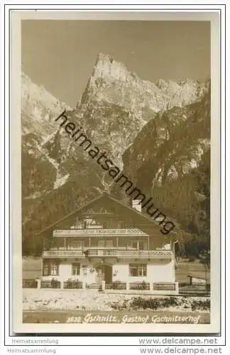 Gschnitz - Gasthof Gschnitzerhof - Foto-AK