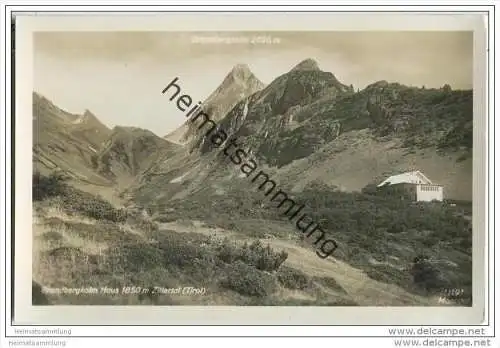 Brandenbergerkolm-Haus - Besitzer Wilh. Pfister - Mayrhofen - Foto-AK