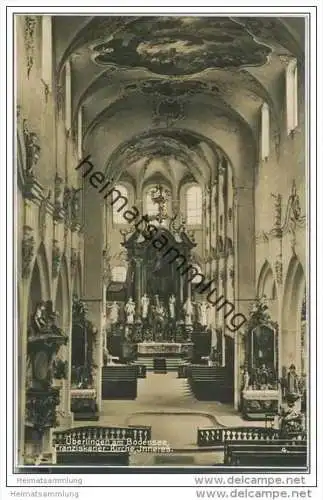 Überlingen - Franziskaner-Kirche - Foto-AK