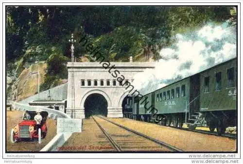 Imbocca del Sempione ca. 1910 - Südportal des Simplontunnels