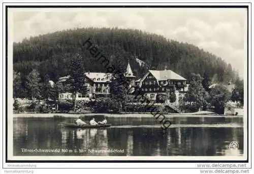 Titisee - Schwarzwaldhotel - Foto-AK