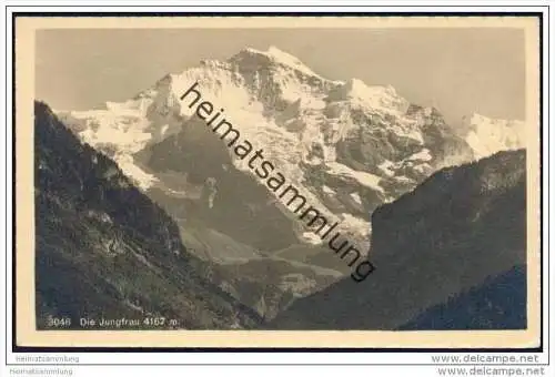 Jungfrau - Foto-AK 20er Jahre