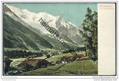 Chamonix et le Montblanc