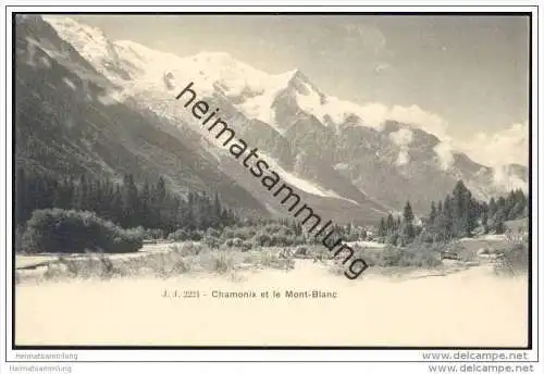 Chamonix et le Montblanc