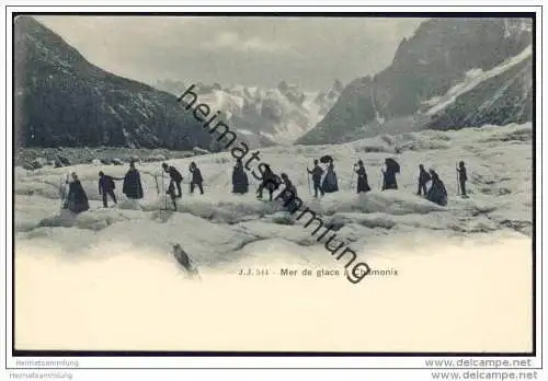 Chamonix - Mer de glace - Gletscher ca. 1900