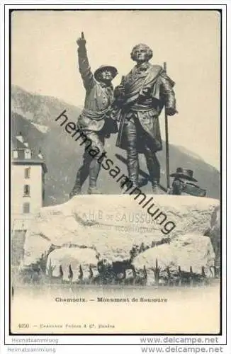 Chamonix - Monument de Saussure ca. 1900