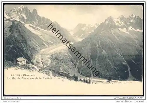 Chamonix - La Mer de Glace - vue de la Flegere ca. 1900