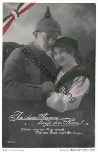 In den Augen liegt das Herz - Pickelhaube Nr. 3019-2