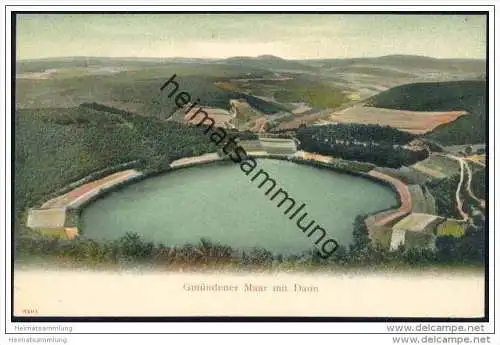 Gemündener Maar mit Daun ca. 1905