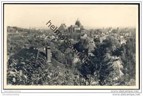 Erfurt - Blick von der Cyriaksburg - Foto-AK