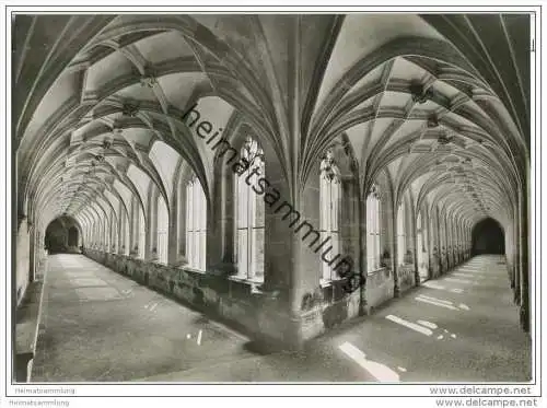 Bebenhausen - Kreuzgang im ehemaligen Jagdschloss - Foto-AK Grossformat 50er Jahre