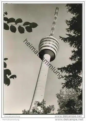 Stuttgart - Fernsehturm - Foto-AK Grossformat 50er Jahre