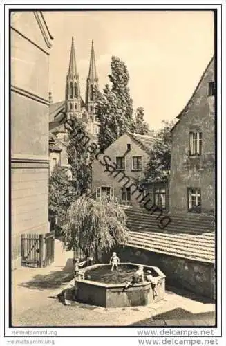 Görlitz - Rohrbütte und Blick zur Peterskirche - Foto-AK