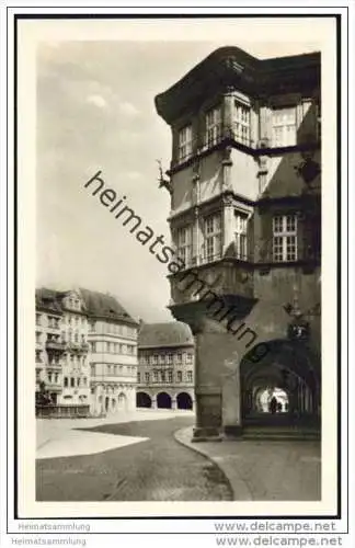 Görlitz - Schönhof und Untermarkt - Foto-AK 50er Jahre