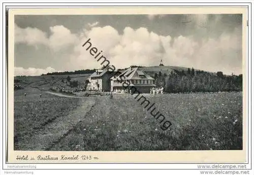 Kandel - Berghotel - Besitzer Adolf Botz - Foto-AK