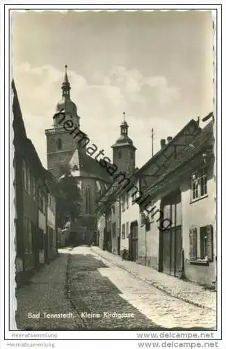 Bad Tennstedt - Kleine Kirchgasse - Foto-AK 50er Jahre