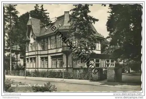 Bad Tennstedt - Kurhaus - Foto-AK 50er Jahre