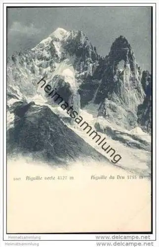 Aiguille verte - Aiguille du Dru ca. 1905