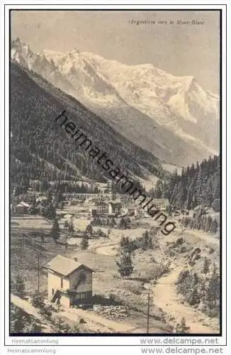 Argentiere vers le Mont-Blanc ca. 1905