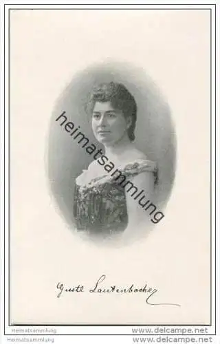 Gustl Lautenbacher - Sopran - Herzogliches Hoftheater Braunschweig - keine AK - Foto