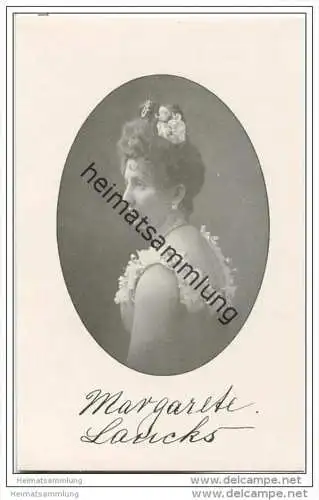 Margarete Laucks - Herzogliches Hoftheater Braunschweig - keine AK - Foto