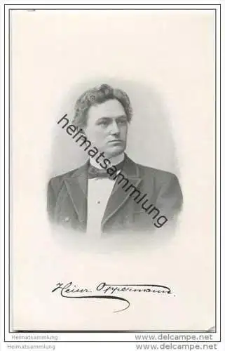 Heinrich Oppermann - Herzogliches Hoftheater Braunschweig - keine AK - Foto