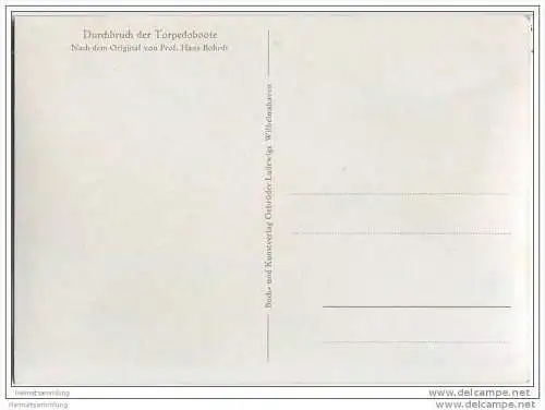 Durchbruch der Torpedoboote - Prof. Hans Bohrdt