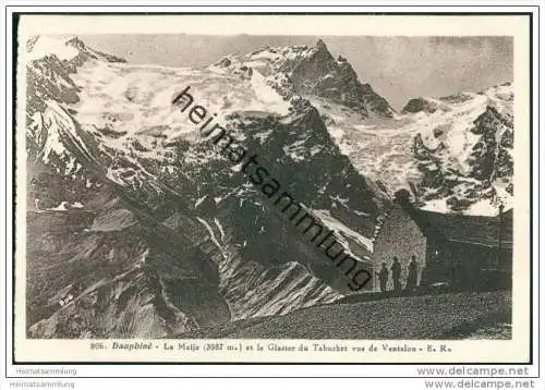 Dauphine - Le Meije et le Glacier du Tabuchet vue de Ventalon