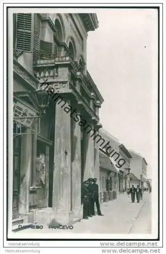 Pancevo - Rathaus - Wachen - Foto-AK 30er Jahre