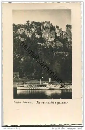 Bastei - Fahrgastschiff Leipzig - Handabzug