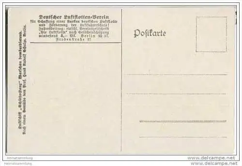 Luftschiff Schütte-Lanz - Prof. Hans Rudolf Schulze Berlin - Deutscher Luftflotten-Verein