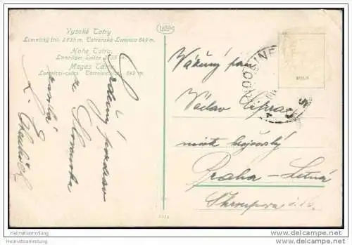 Vysoke Tatry - Lomnicky stit - Lomnitzer Spitze